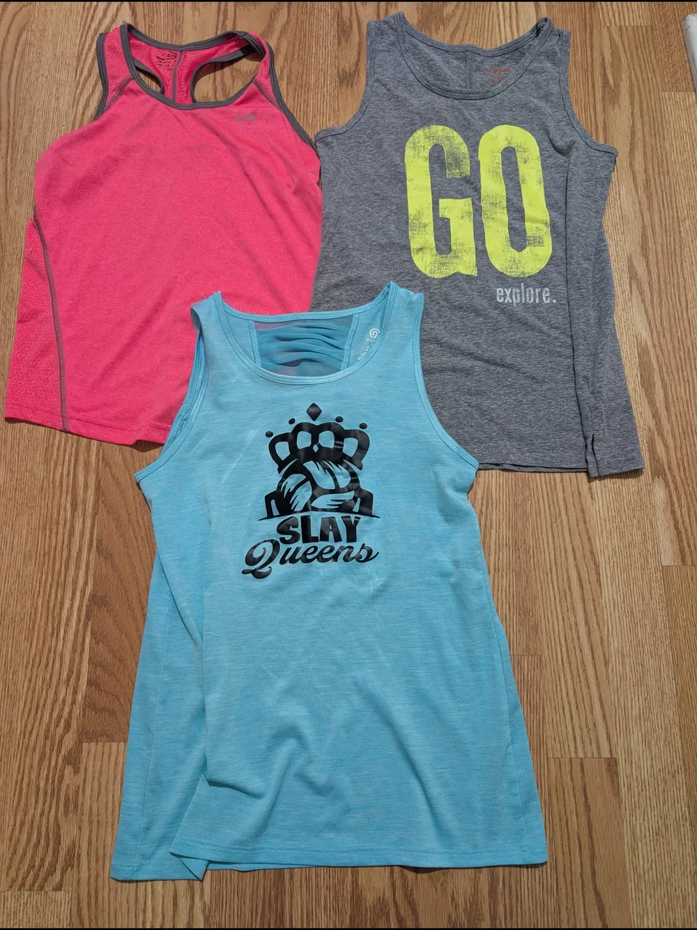 Girls Athletic Tank Top Set Bundle 10/12